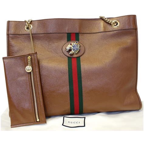 tan gucci handbag|large leather gucci handbags.